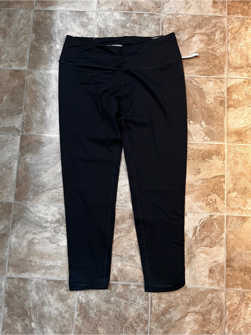 Black High-Waist Athletic Leggings